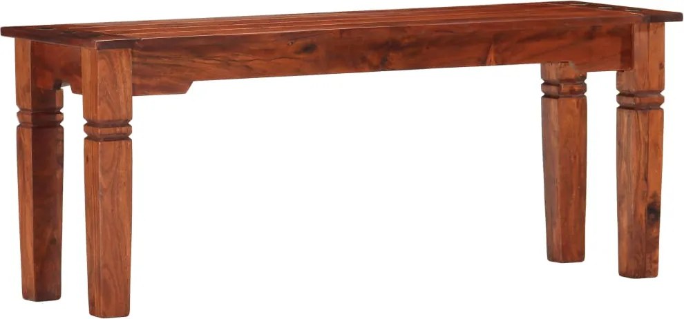 vidaXL Bancă, 110 cm, lemn masiv de acacia
