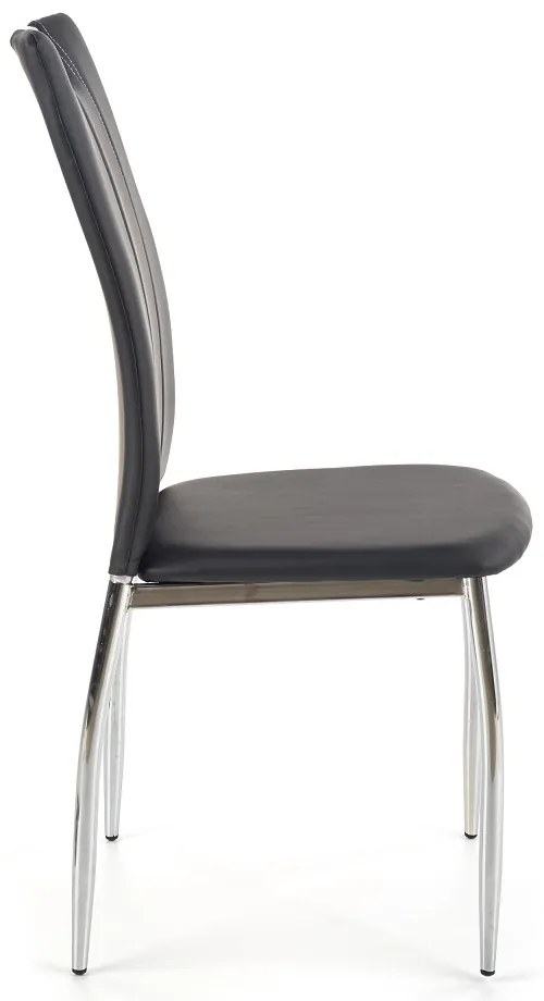 Scaun de bucaterie Lillian - vânzare, negru/argintiu