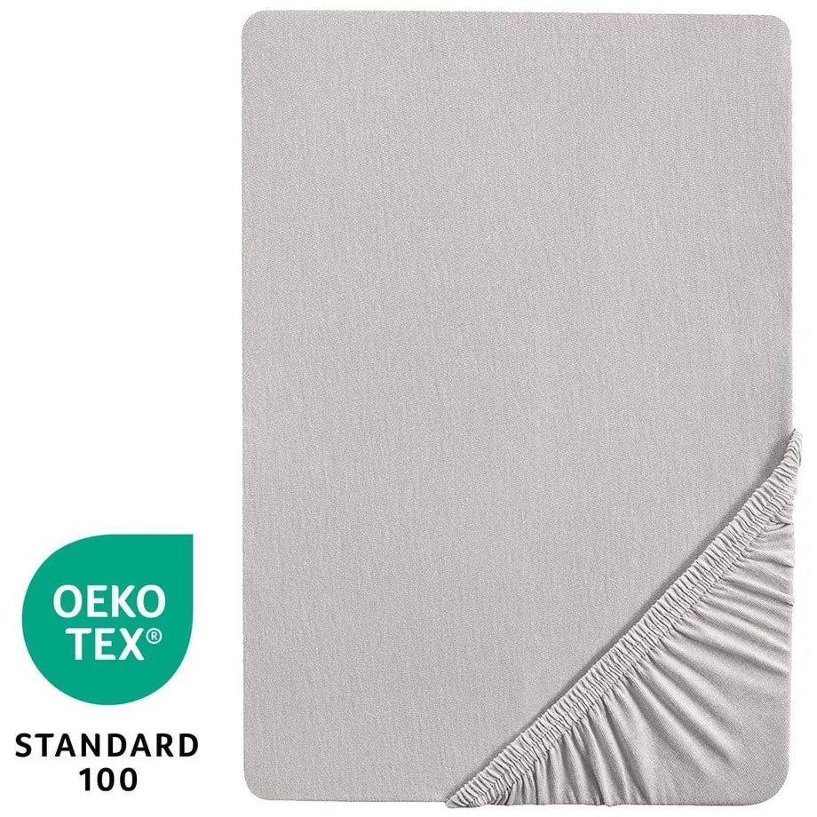 Cearceaf pentru copii din bumbac organic pentru pătuț cu elastic 40x90 cm Lil Planet – Roba