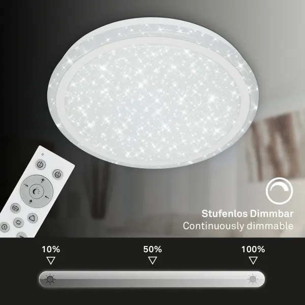 Plafonieră RGBW dimabilă STARRY SKY LED/24W/230V Brilo + telecomandă