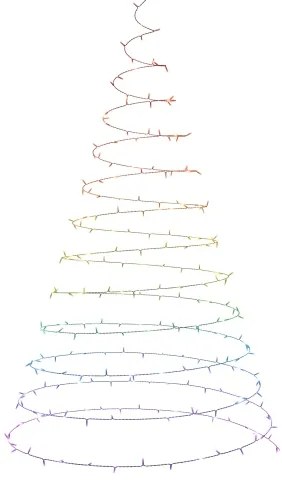 Instalație LED RGBW de Crăciun de exterior ESSENTIALS 250xLED 2x10m 2700-6500K Wi-Fi IP44