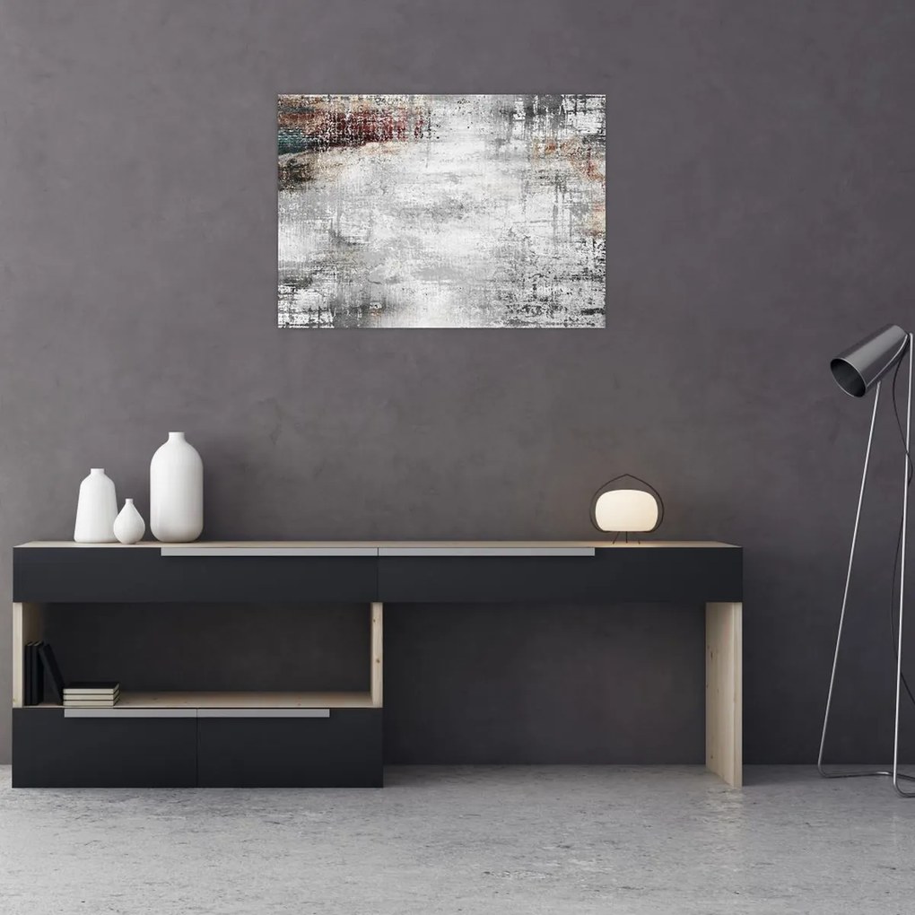 Tablou - Abstract pânză texturată (70x50 cm)