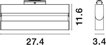 Accesoriu, Modul de iluminat pentru sina magnetica Buxton, Loop sau Sign, Este