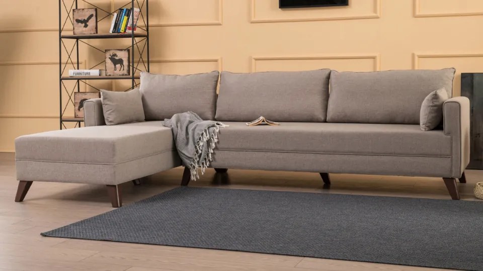 Coltar Bella Corner Sofa Left 1, Crem