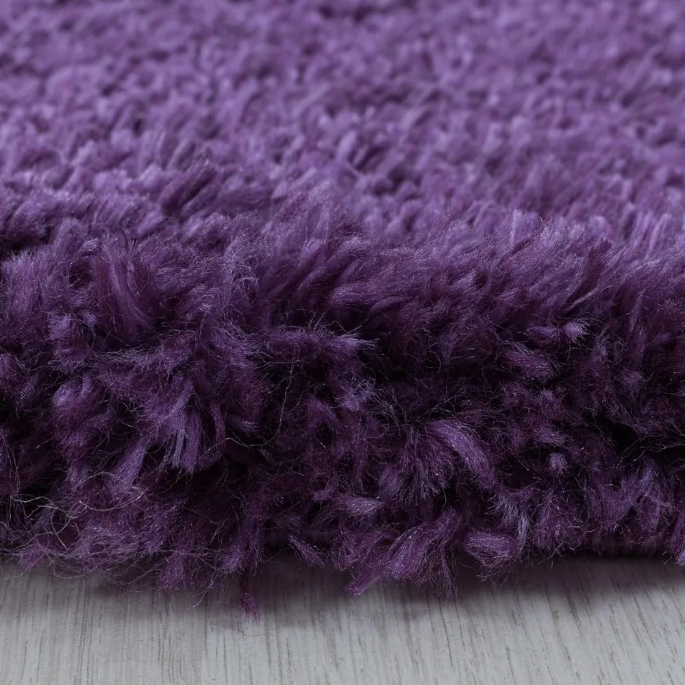 Covor tip traversă violet 80x250 cm Fluffy – Ayyildiz Carpets
