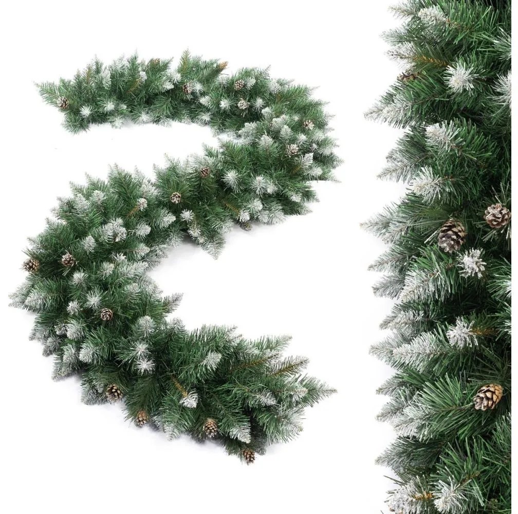 Ghirlandă decorativă de Crăciun, 270 cm