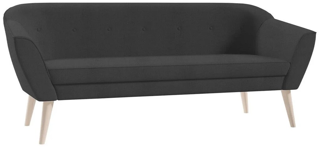 Canapea Arvada 108Numărul de locuri: 2, Gri inchis, 180x74x75cm, 44 kg, Tapiterie, Picioare: Lemn