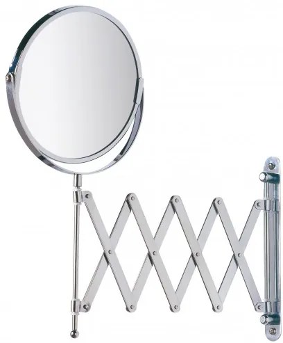 Oglinda cosmetica de perete, extensibila, Exclusiv Crom, Ø16xl19-50xH38,5 cm