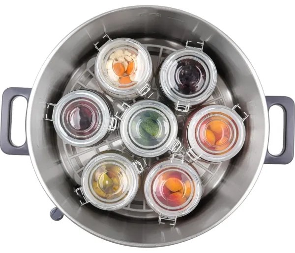 Sencor - Oală pentru conservare 27 l, 1800 W/230 V, inox/gri