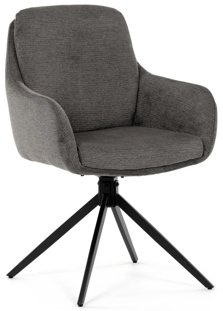 Set de scaune de sufragerie cu mecanism deîntoarcere DCH-P3174 GREY2, 2 buc.