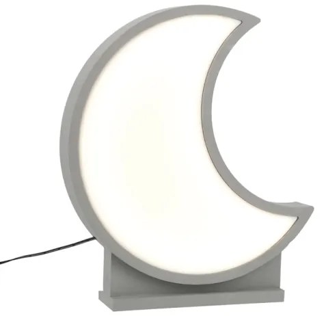 Lampă de birou pentru copii MOON LED/12W/230V, gri