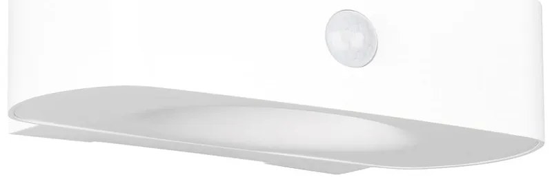 Corp de iluminat pentru exterior LED, de perete, solar (înălțime 6 cm) Bilbao – Trio
