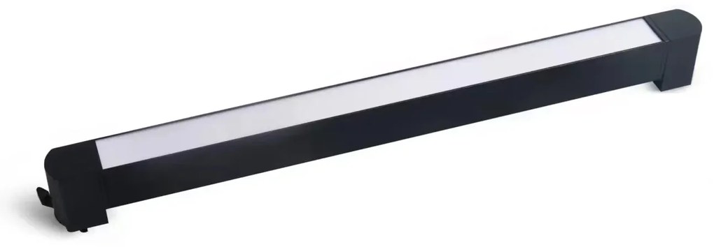 Proiector LED Tip Banda, 30W, 4000K Lumina Neutra, Directionabil Pe Sina Monofazata, Negru