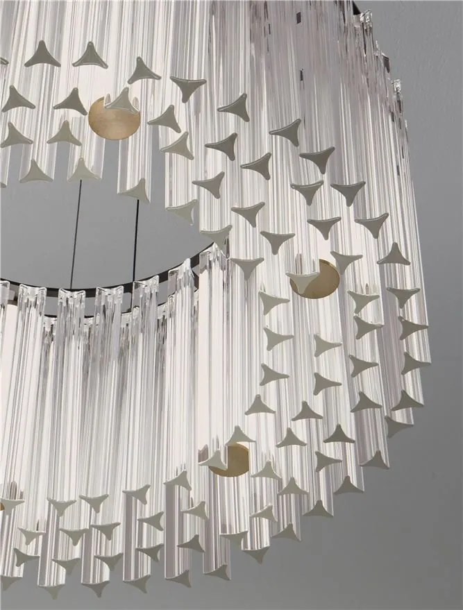 Lustra LED suspendata design decorativ NOL D-68cm