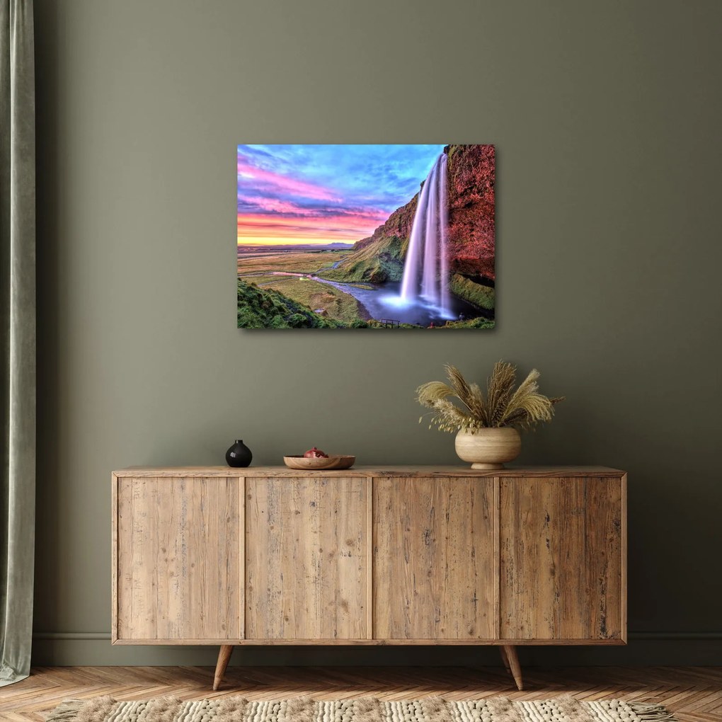 Tablou - Cascada Seljalandsfoss (70x50 cm)