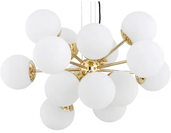 Lustră pe cablu SATELITE PLUS 15xE27/15W/230V aurie Argon 5048
