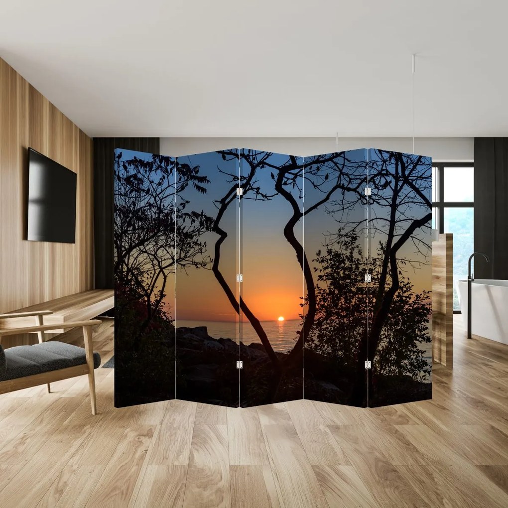 Paravan - Apus de soare (210x170 cm)