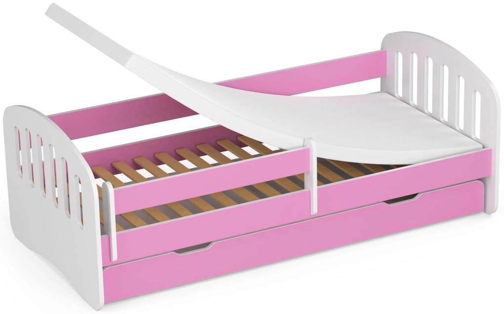 Pat pentru copii Preena (Roz) (cu saltea). Promo -25%. 1070761