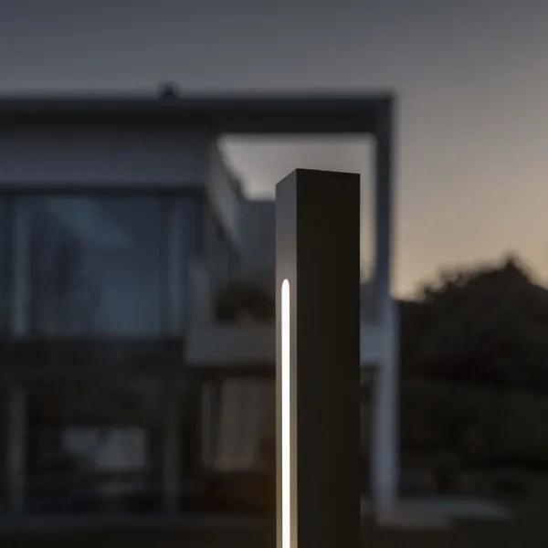 Ideal Lux JEDI - lampă LED de exterior, 25W/230V, 160 cm, CRI 90, IP65, antracit