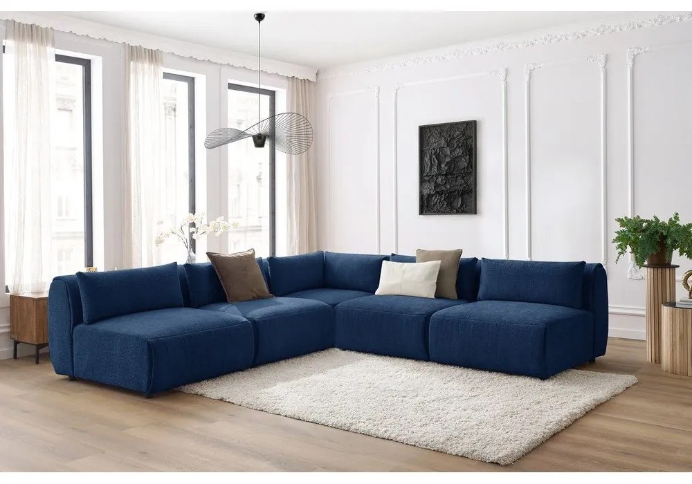 Colțar albastru închis (cu colțar variabil) Jeanne – Bobochic Paris