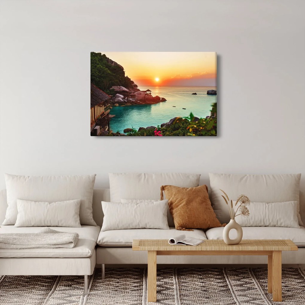Tablou cu plaja frumoasă (90x60 cm)