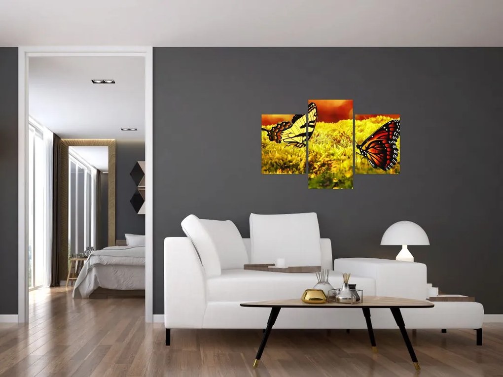 Tablou cu fluturi (90x60 cm)