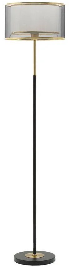 Lampadar metalic, negru, 153 cm