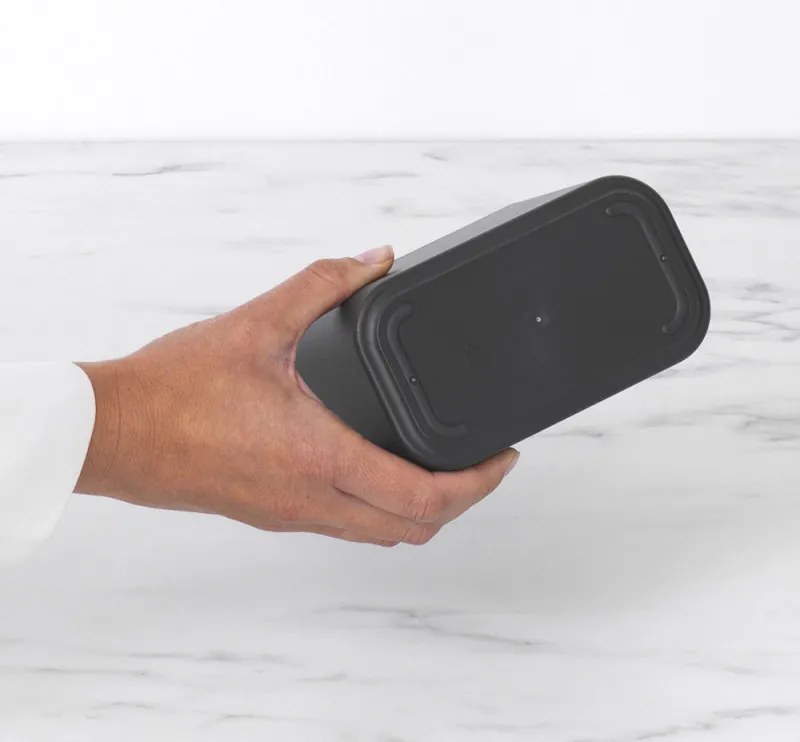 Brabantia MindSet 1005688, Acoperire minerală, Capac pivotant, Gri închis