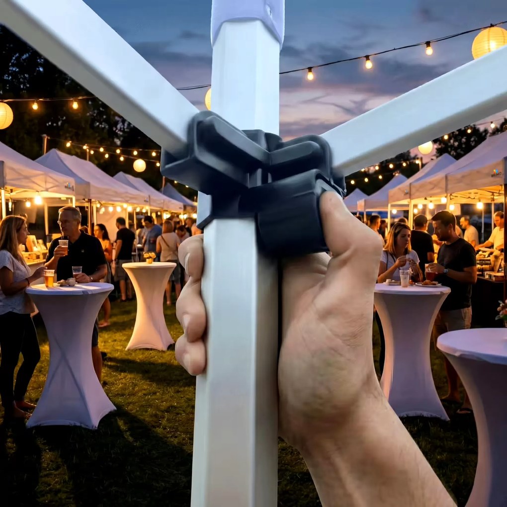 Cort de petrecere pentru grădină 3x4,5 m: Colțul dumneavoastră pentru relaxare și petreceri - fără pereți - Rosu