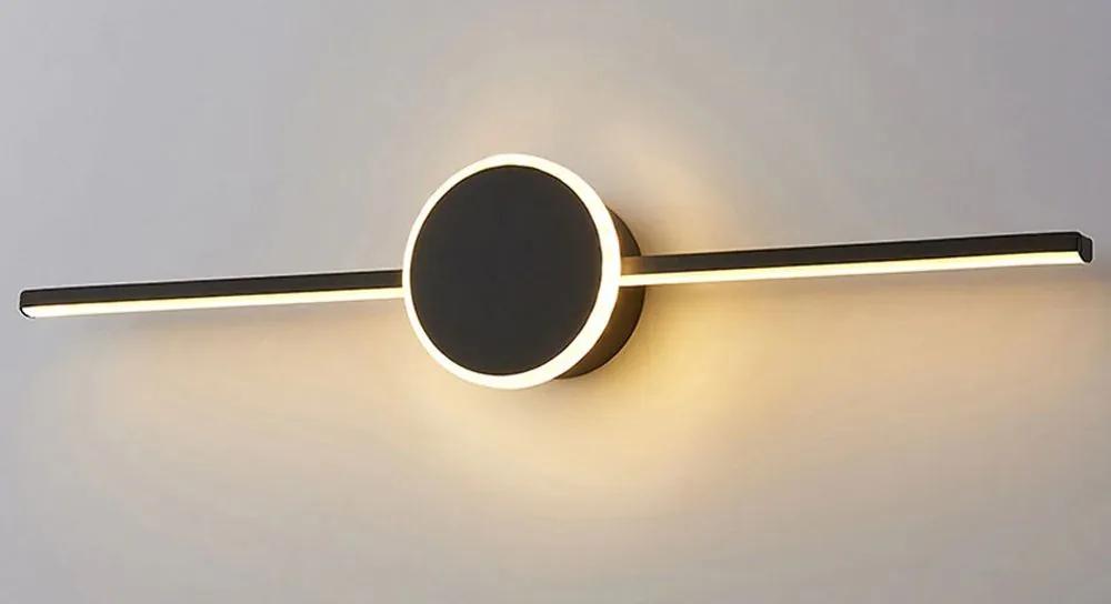 LAMPA APLICA de baie LED pentru oglinda 60CM APP849-1W ROUND BLACK