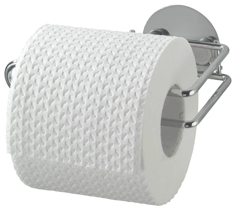 Suport autoadeziv pentru hârtie igienică Wenko Turbo-Loc, 14 x 9 cm