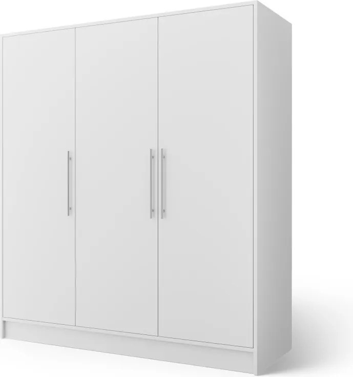 Dulap cu 3 usi Alarica 180x60x200 cm – Alb