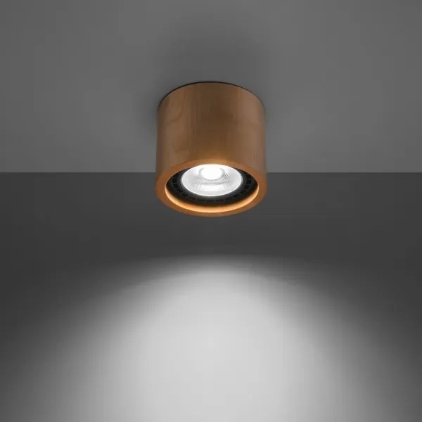 Plafonieră BASIC AR111 1xGU10/40W/230V lemn