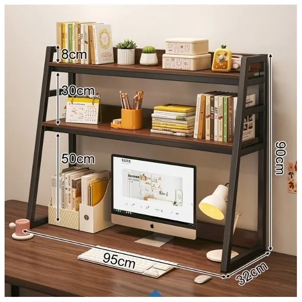 Raft cu mai multe etaje pentru birou - 95 x 32 x 90 cm