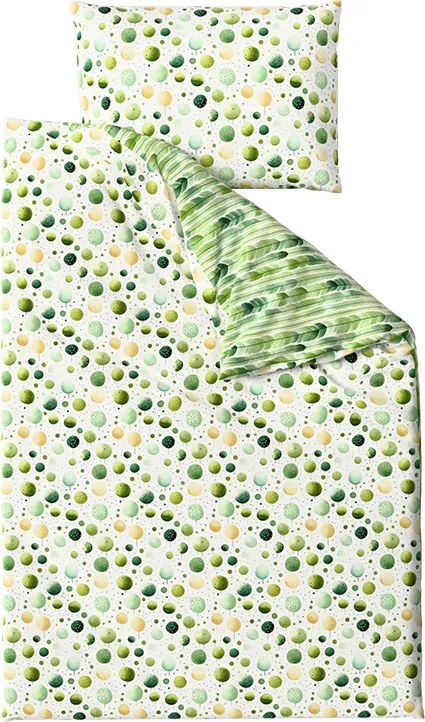 Lenjerie de pat policoton GREEN TREES POLY verde Dimensiune lenjerie de pat: 2 buc 70 x 90 cm | 200 x 220 cm