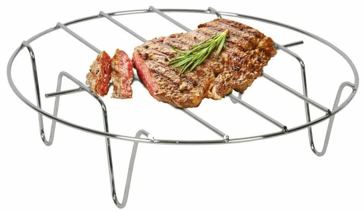 Gratar pentru friteuza cu aer Rosberg Premium RP51980AG, 18,5 cm, Inox