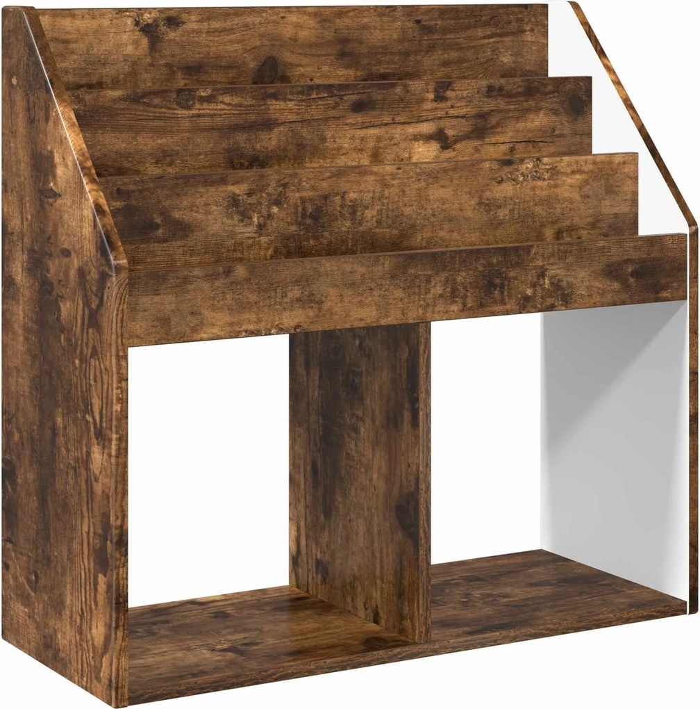 vidaXL Raft pentru copii Stejar fumuriu 72,5 x 29,5 x 69 cm