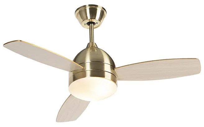 Ventilator de tavan alamă 96cm cu telecomandă - Rotar