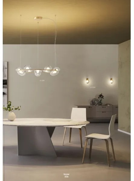 Aplică LED Redo 01-3242 SINCLAIR LED/6,5W/230V CRI 93 IP21 negru