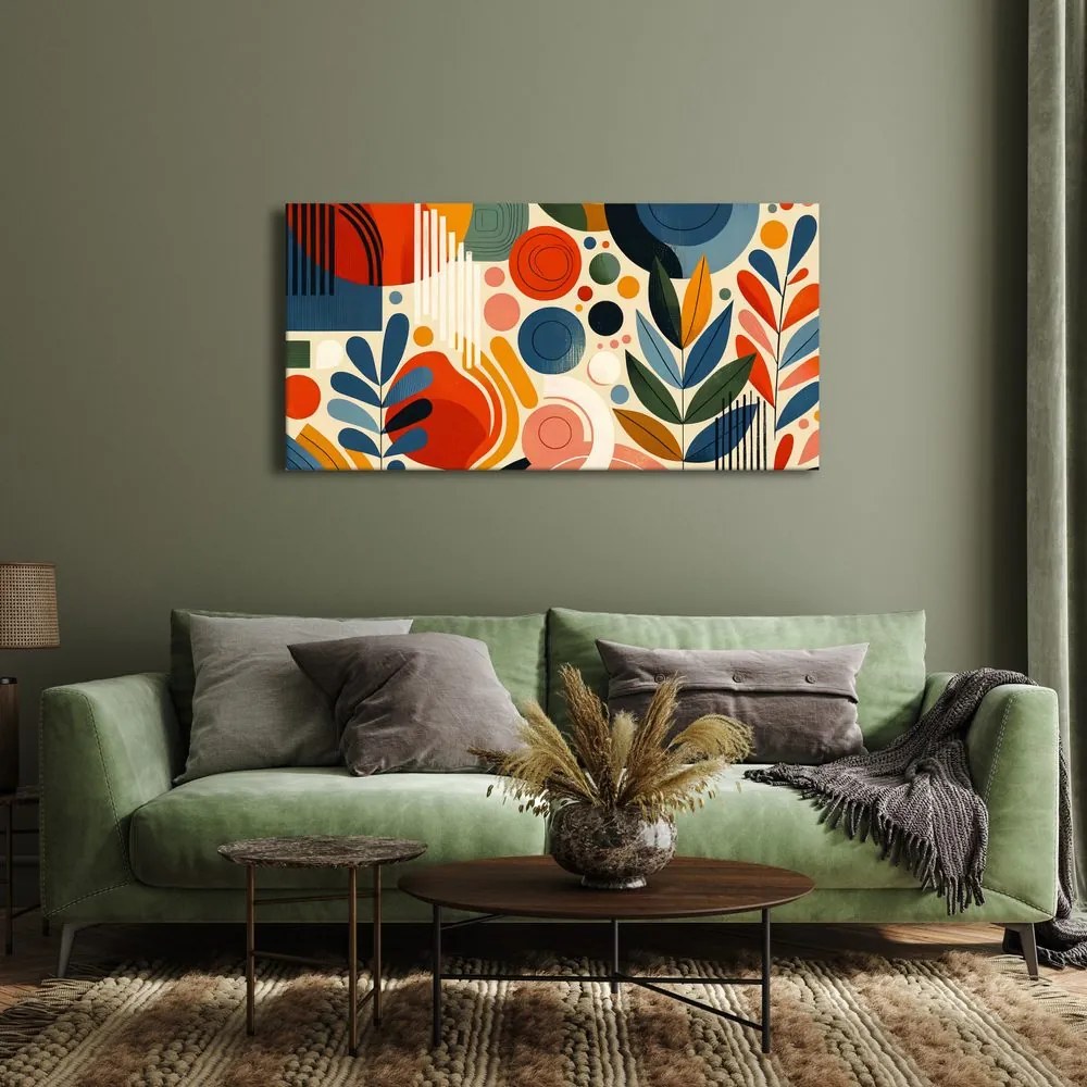 Tablou abstracție cu motiv natural