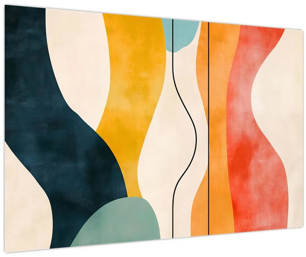 Tablou - Ilustrație colorată minimalistă II. (90x60 cm)