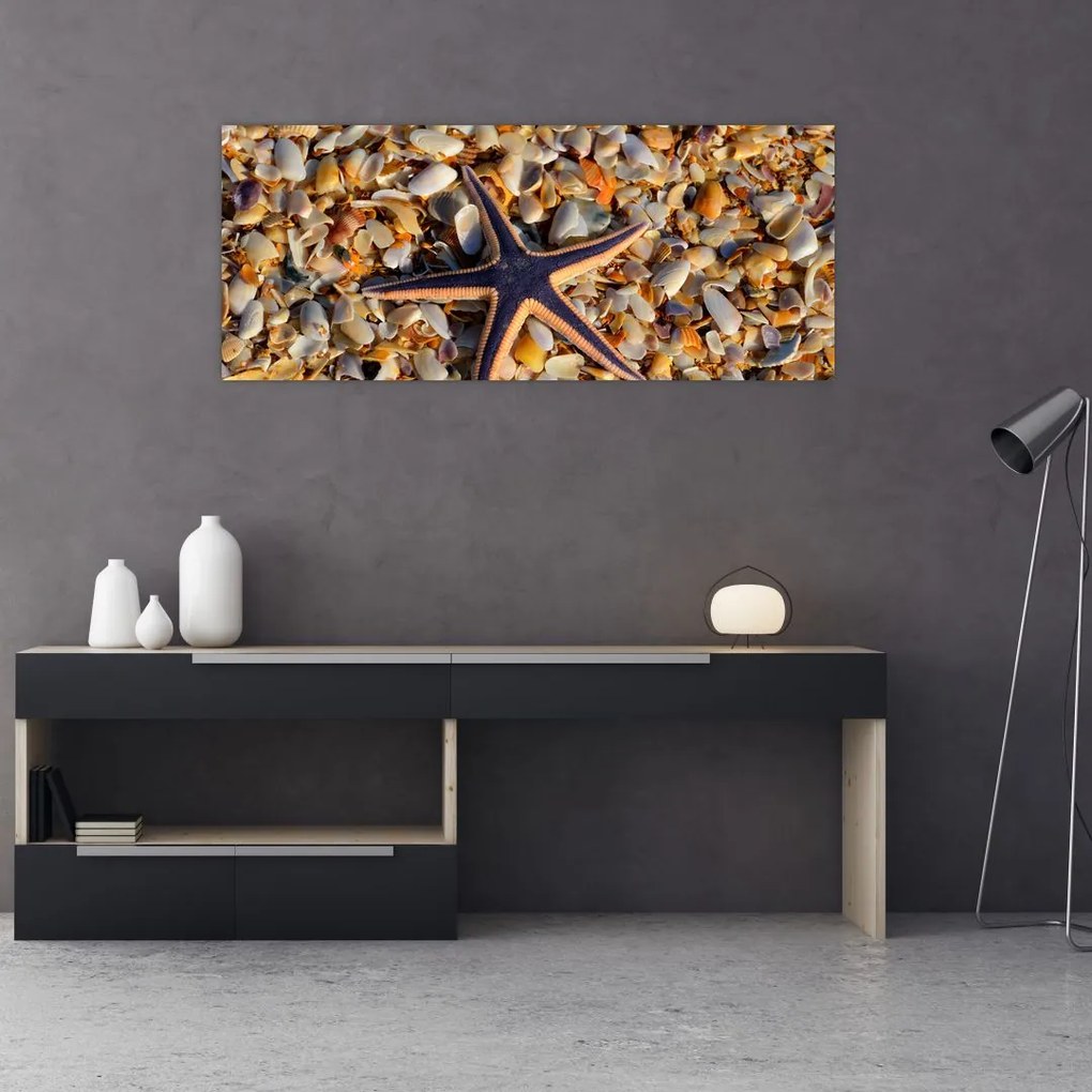 Tablou cu stea de mare (120x50 cm)