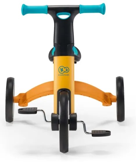 KINDERKRAFT 3în1 tricicletă pentru copii 4TRIKE galben/turcoaz