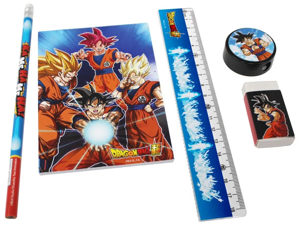Dragon Ball Kamehame Set de papetărie cu 5 piese