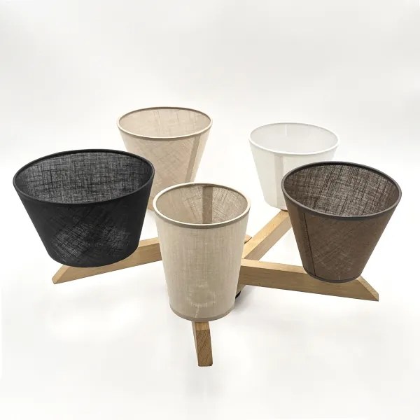 Lustră aplicată Brilagi ANTHONY 5xE14/40W/230V stejar