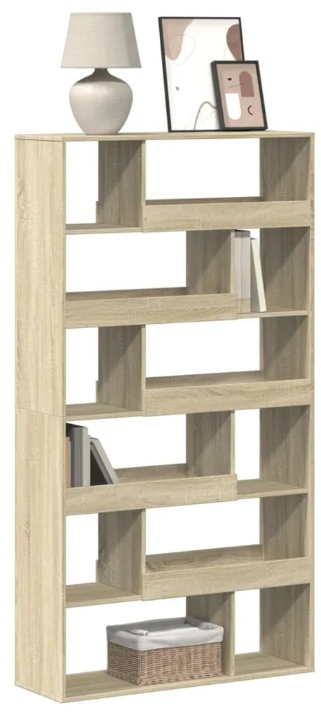 vidaXL Bibliotecă, stejar sonoma, 100x33x187,5 cm, lemn prelucrat