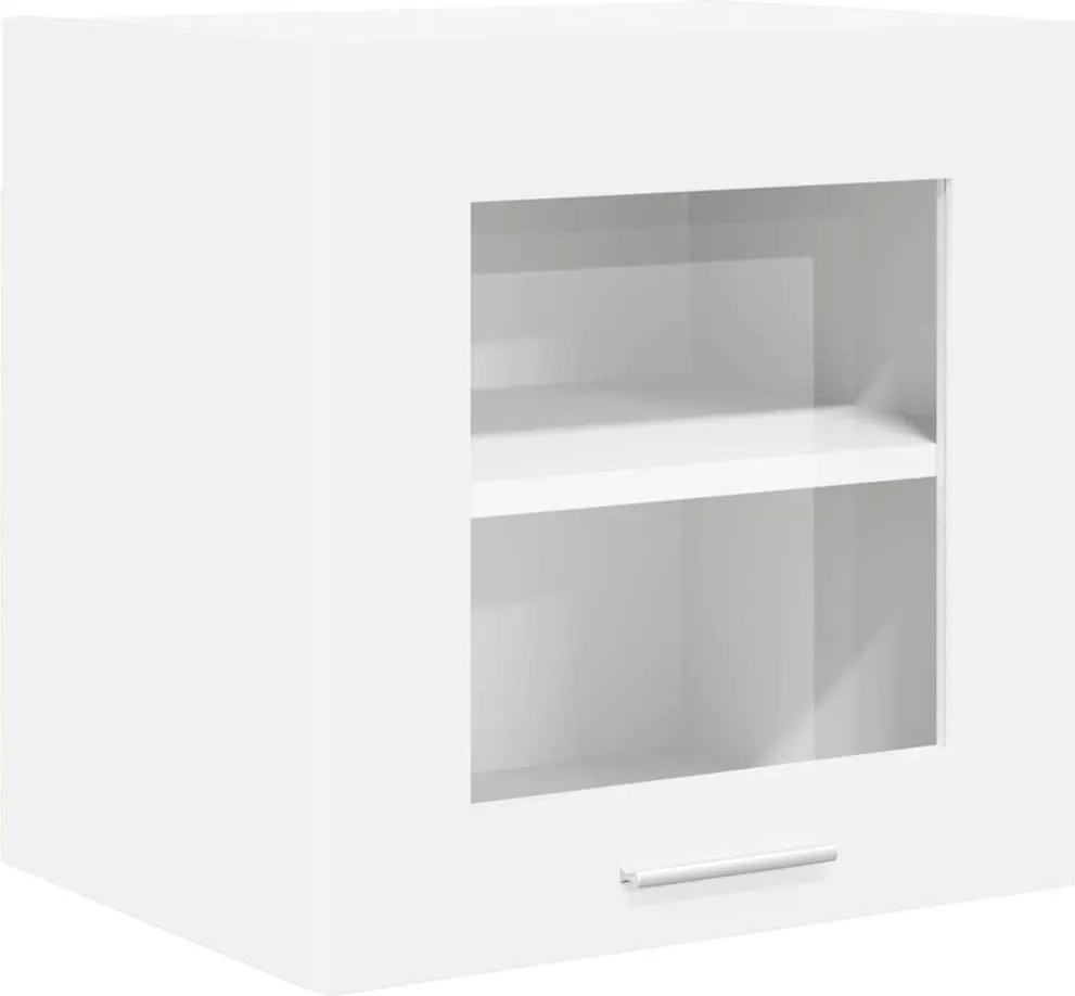 vidaXL Dulap suspendat cu depozitare Alb 40 x 31 x 40 cm Lemn compozit
