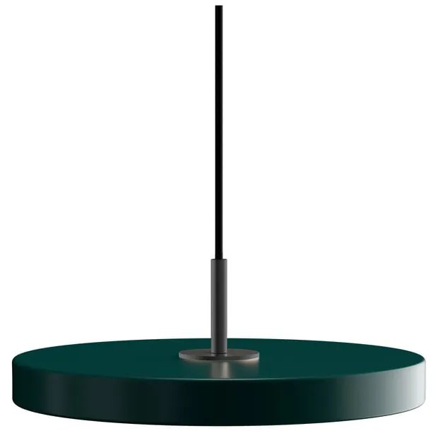 Lustră verde-închis LED cu abajur din metal ø 31 cm Asteria Mini – UMAGE
