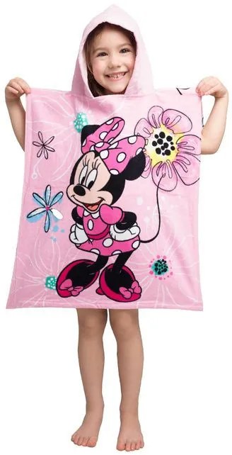 Disney Minnie Poncho prosop de plajă Bow 50x115cm