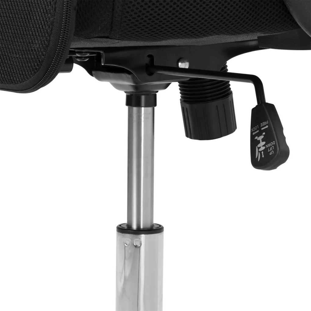 Jusky Scaun de birou Austin - negru